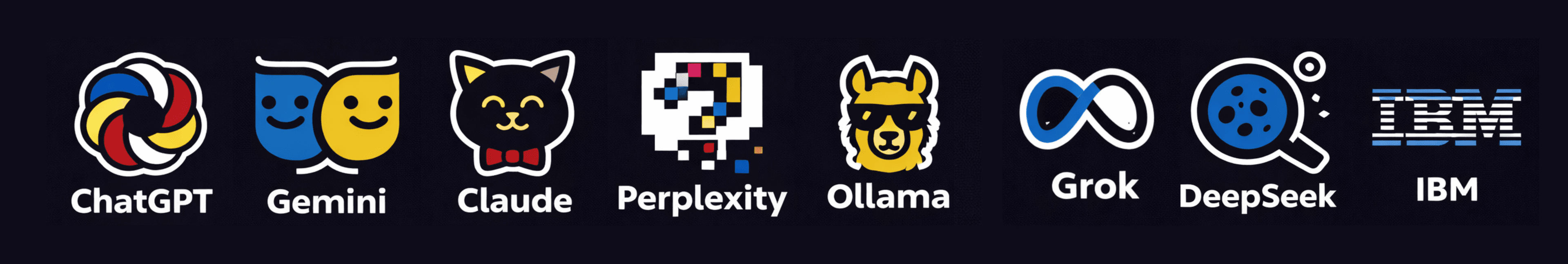 Supported LLM Models - ChatGPT, Claude, Gemini, Ollama, Grok and more
